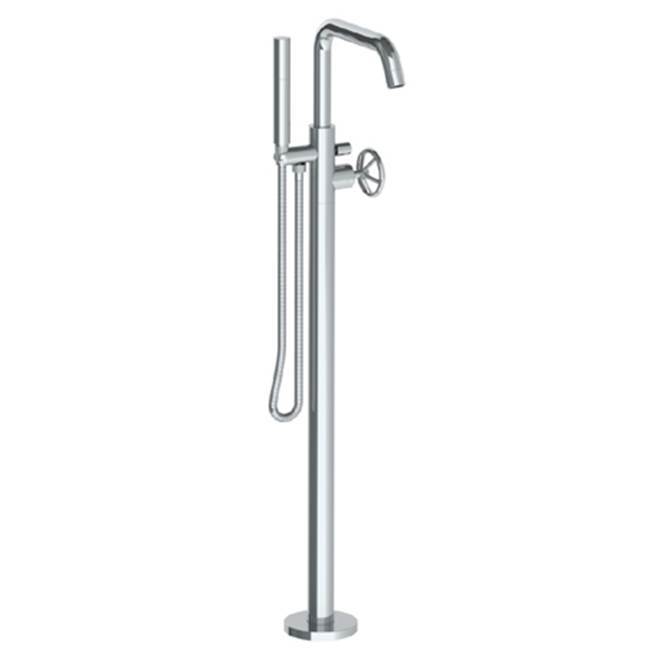 Single Hole Floor Standing Bath Set with Hand Shower