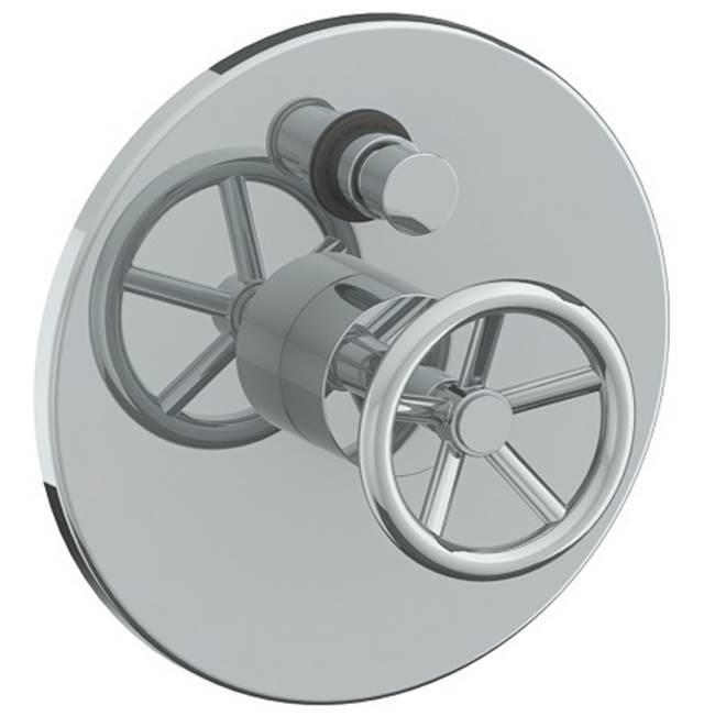 Wall Mounted Pressure Balance Shower Trim with Diverter, 7'' dia.