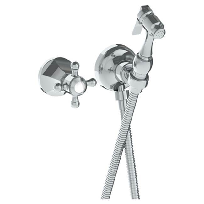 Wall Mounted Bidet Spray Set & Progressive Mixer with 49'' hose