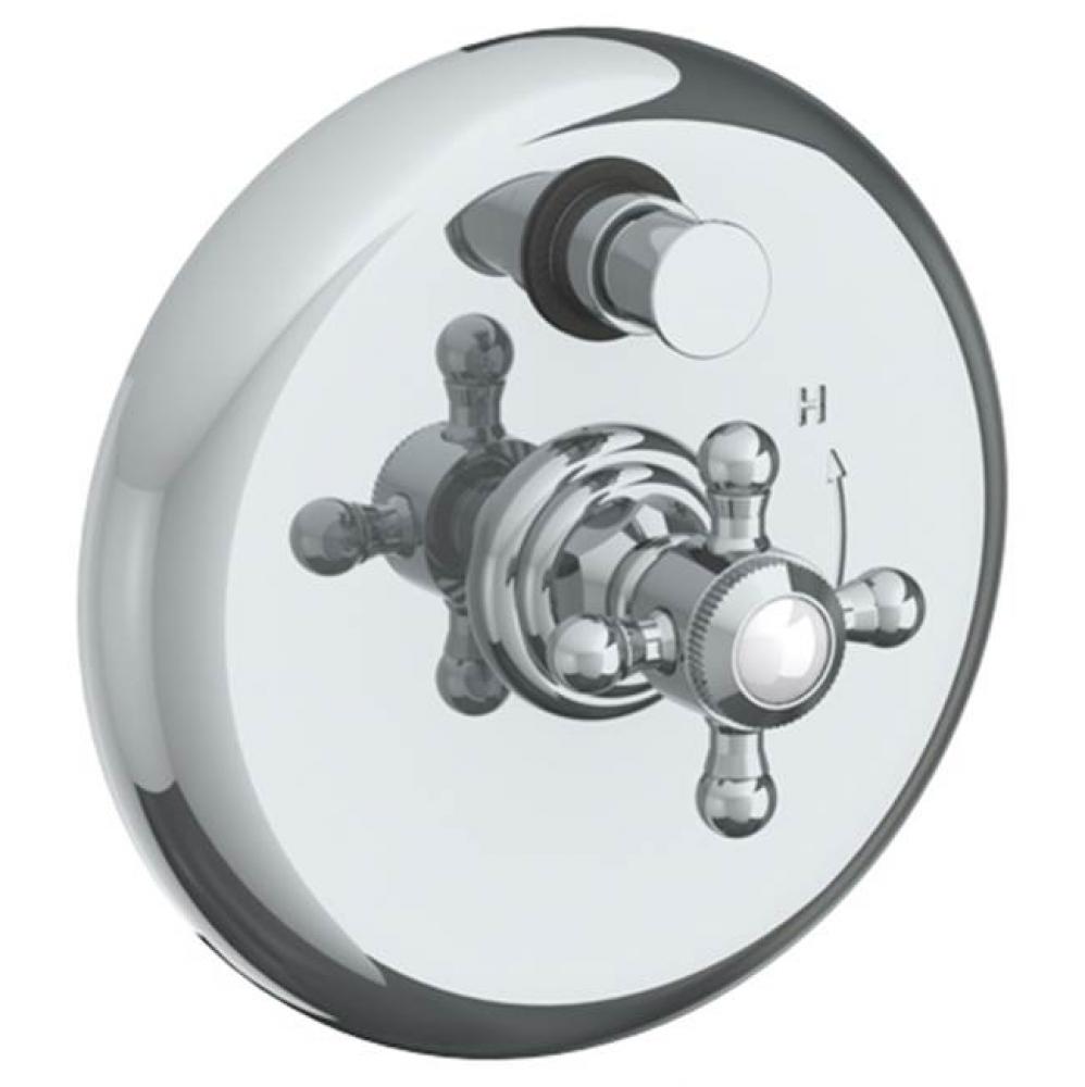 Wall Mounted Pressure Balance Shower Trim with Diverter, 7 1/2''