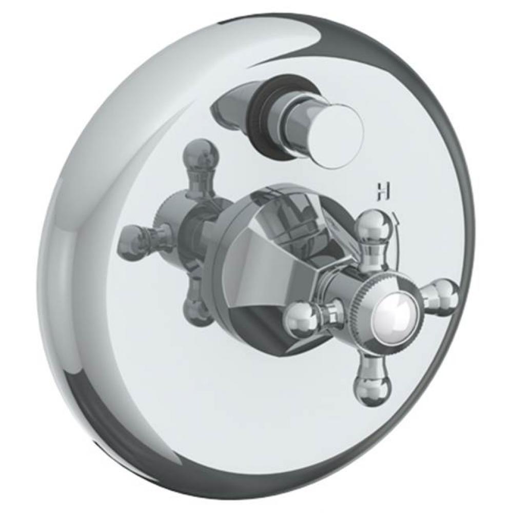 Wall Mounted Pressure Balance Shower Trim with Diverter, 7 1/2''