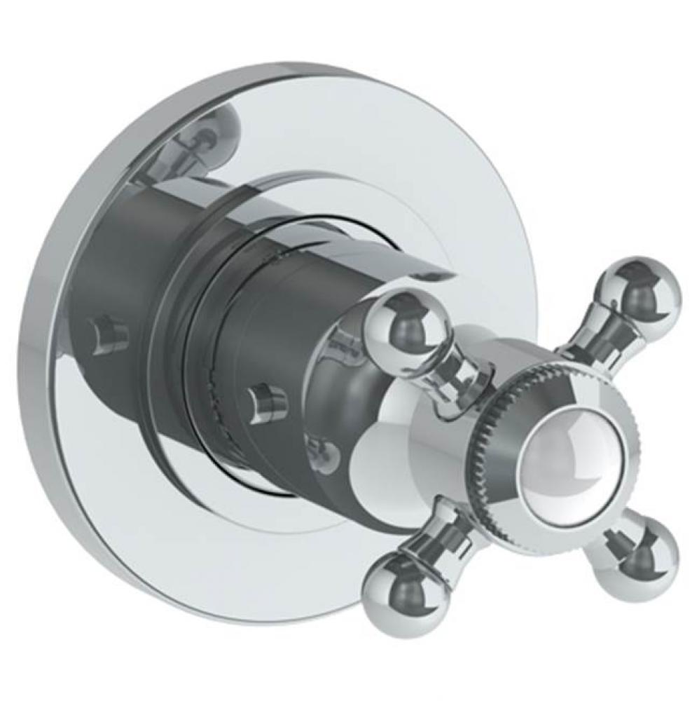 Wall Mounted Thermostatic Shower Trim, 3 1/2'' dia.