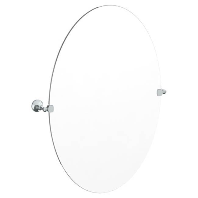 Wall Mounted 24'' x 36'' Oval Pivot Mirror