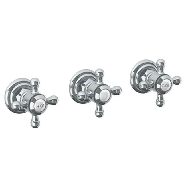 Wall Mounted 3-Valve Shower Trim