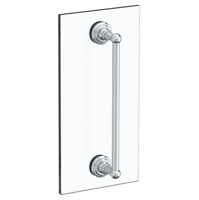 Rochester 12'' shower door pull/ glass mount towel bar