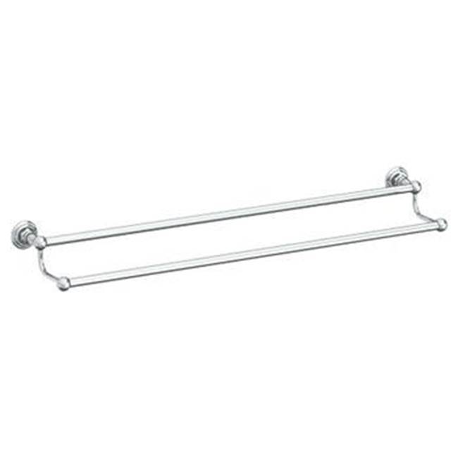 Wall Mounted Double Towel Bar, 30''