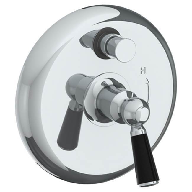 Wall Mounted Pressure Balance Shower Trim with Diverter, 7'' dia.