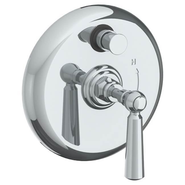 Wall Mounted Pressure Balance Shower Trim with Diverter, 7'' dia.