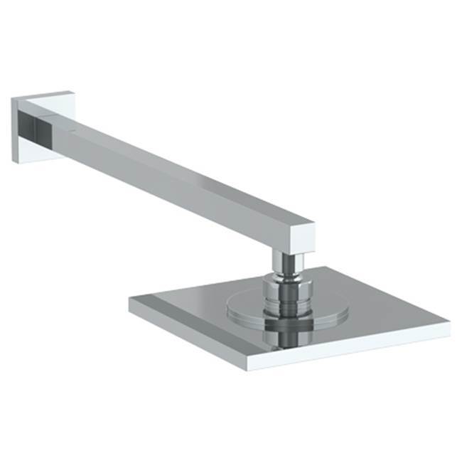 Wall Mounted Showerhead, 8'' dia., with 15 1/2'' Arm and Flange