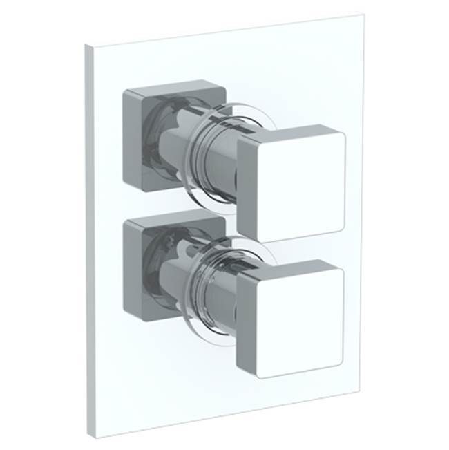 Wall Mounted Thermostatic Shower Trim with built-in control, 6 1/4'' X 8''