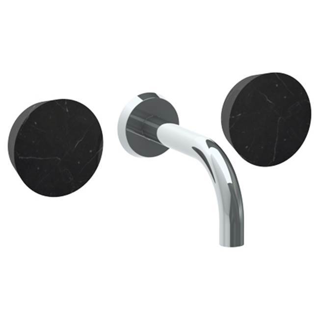 Wall Mounted 3 Hole Lavatory Set with 6'' spout