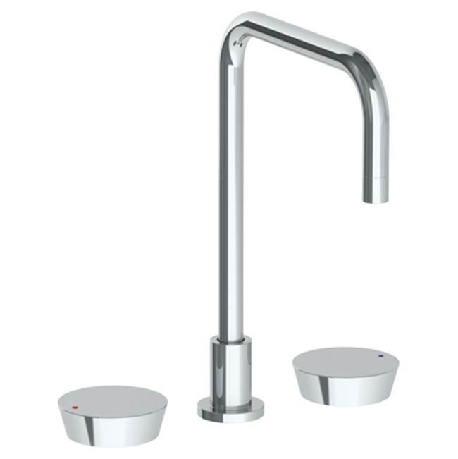 Deck Mounted 3 Hole Square Top Kitchen Faucet