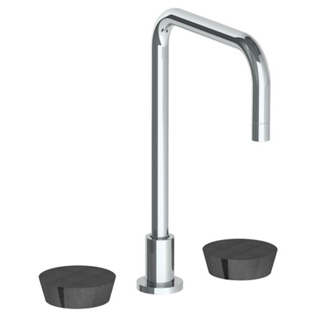 Deck Mounted 3 Hole Square Top Kitchen Faucet