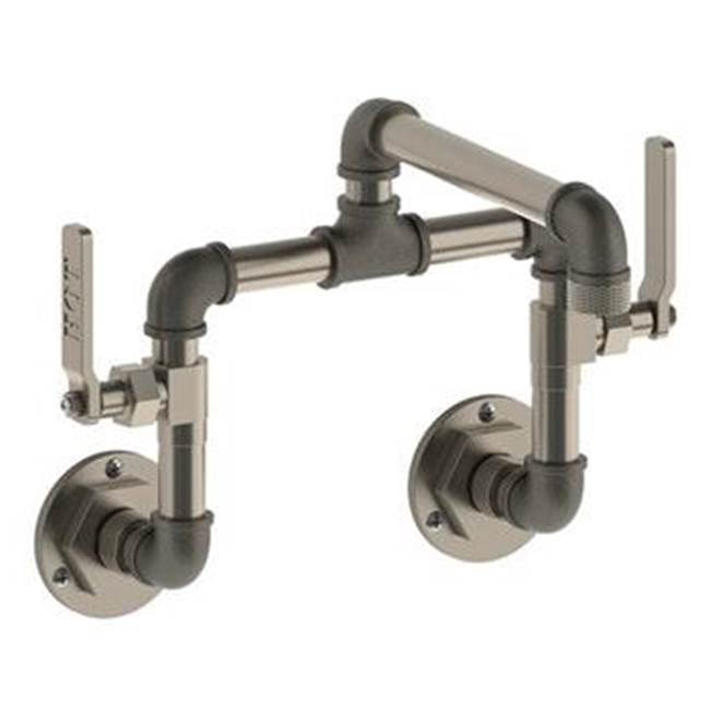 Wall Mounted Bridge Kitchen Faucet