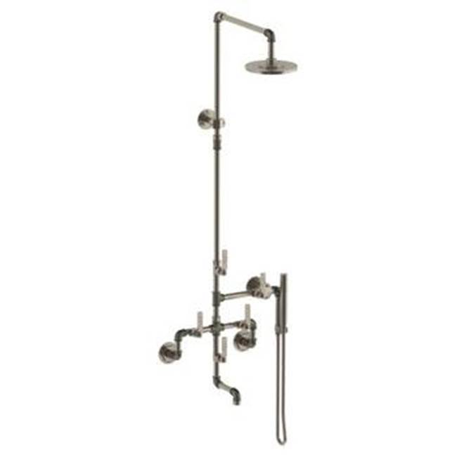 Wall Mounted Exposed Tub/ Shower With Hand Shower Set