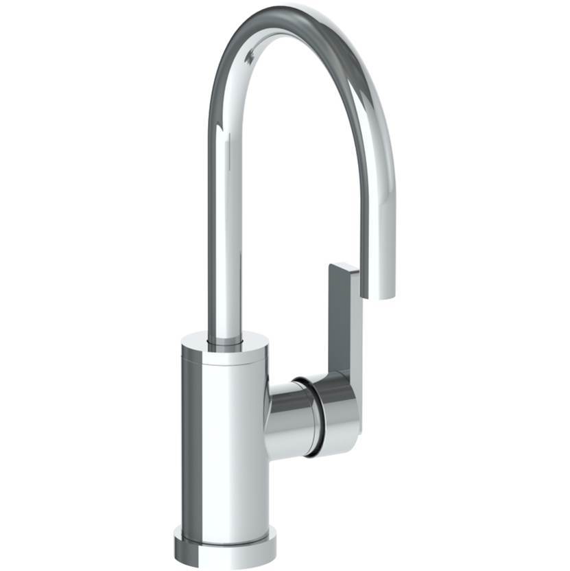 Deck Mounted 1 Hole Gooseneck Bar Faucet