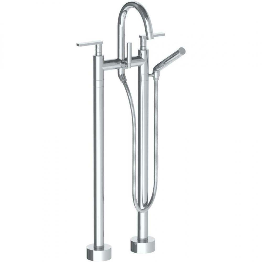 Floor Standing Bath set with Slim Hand Shower