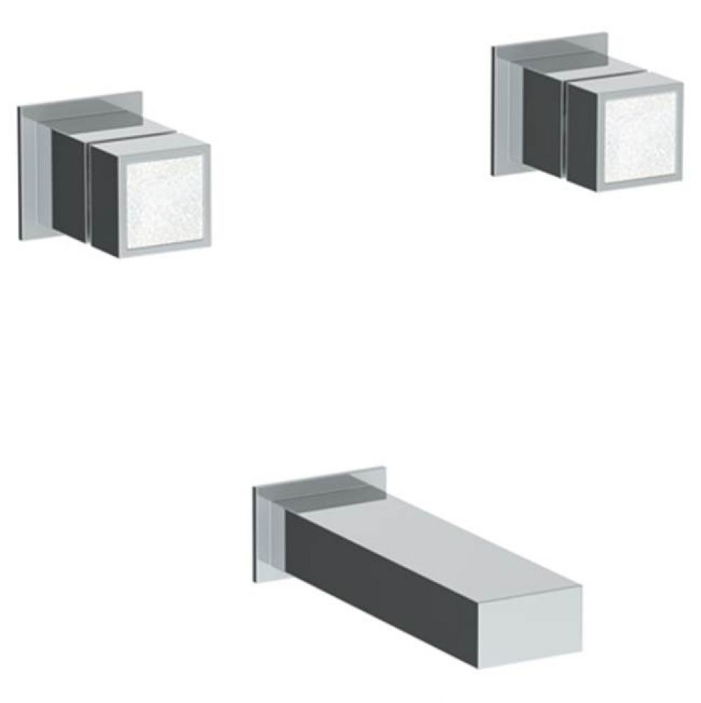 Wall Mounted 3 hole Bath Set