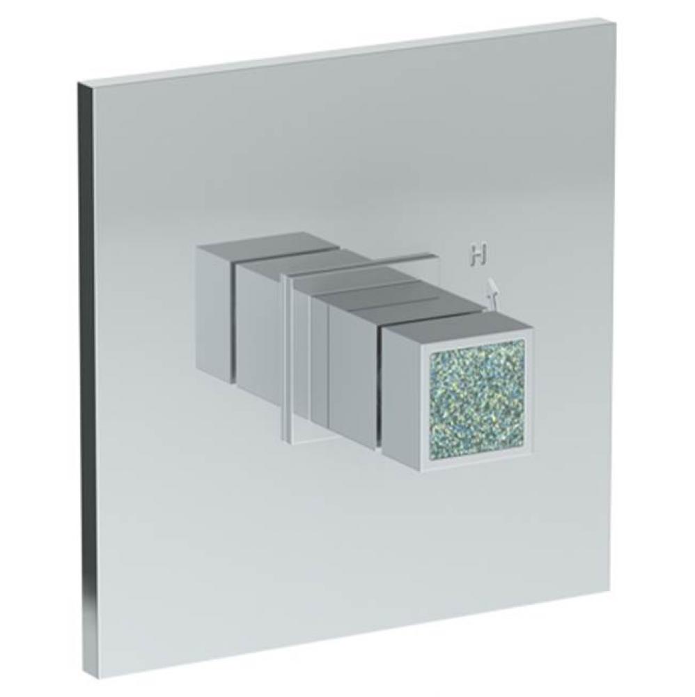 Wall Mounted Pressure Balance Shower Trim, 7 1/2''