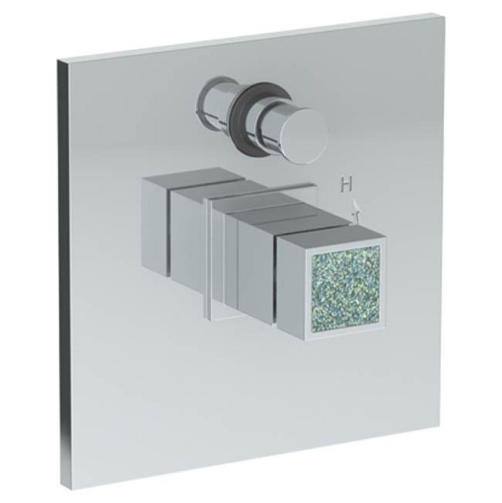 Wall Mounted Pressure Balance Shower Trim with Diverter, 7 1/2''