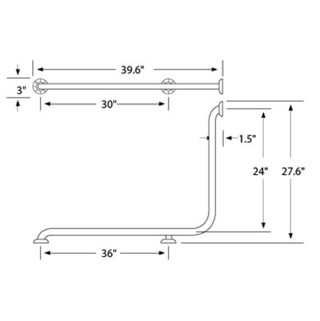 Corner Grab Bar