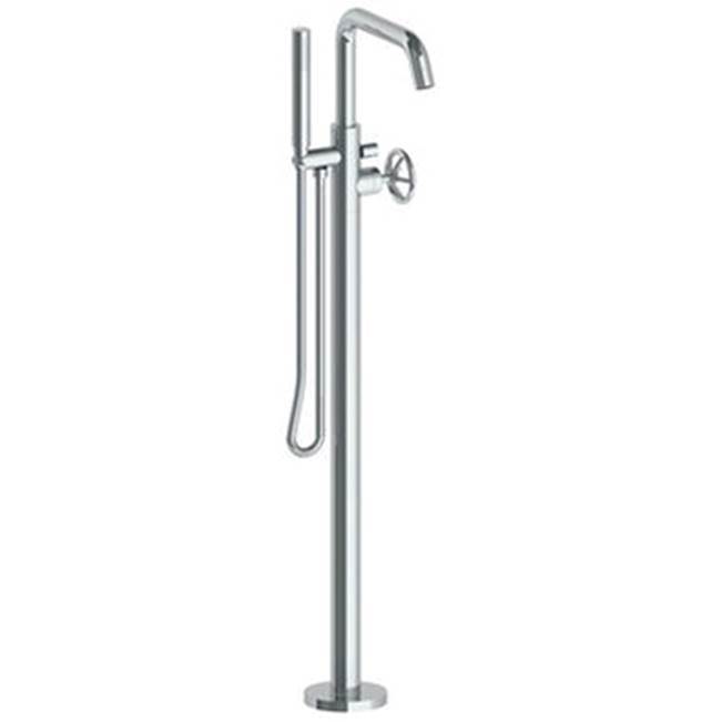 Single Hole Floor Standing Bath Set with Hand Shower