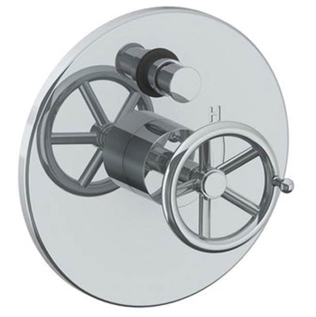 Wall Mounted Pressure Balance Shower Trim with Diverter, 7'' dia.