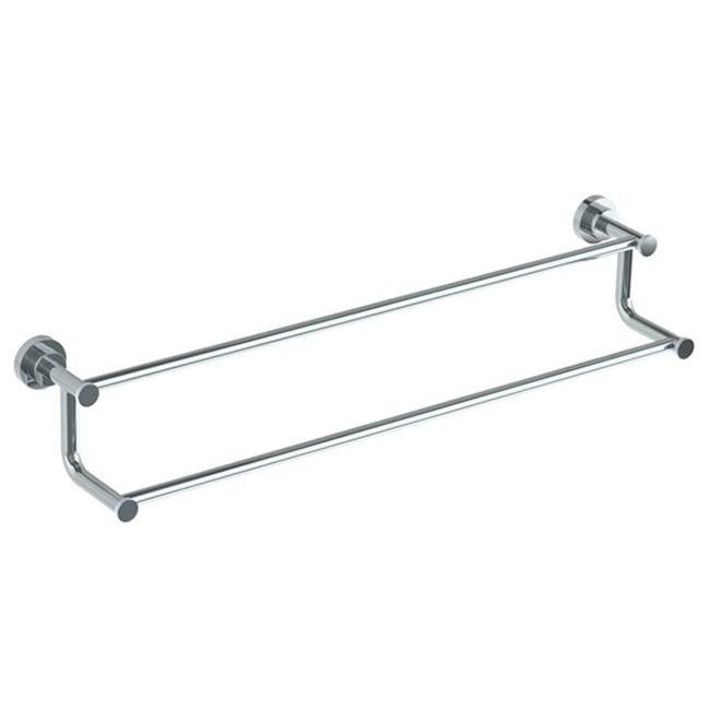 Wall Mounted Knurled Double Towel Bar, 30''