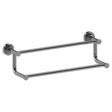 Watermark 111-0.2-EB - Wall Mounted Double Towel Bar, 18''