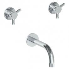 Watermark 111-5-SP5-SBZ - Wall Mounted 3 Hole Bath Set