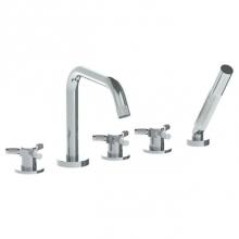 Watermark 111-8.1-SP5-SBZ - Deck Mounted 5 hole Bath set