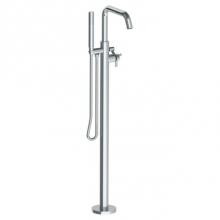 Watermark 111-8.8-SP5-SBZ - Single Hole Floor Standing Bath Set with Hand Shower