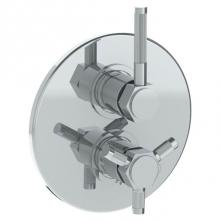 Watermark 111-T20-SP4-SBZ - Wall Mounted Thermostatic Shower Trim with built-in control, 7 1/2''