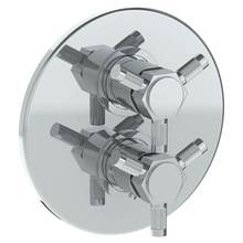 Watermark 111-T20-SP5-WH - Wall Mounted Thermostatic Shower Trim with built-in control, 7 1/2''