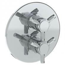 Watermark 111-T20-SP5-SBZ - Wall Mounted Thermostatic Shower Trim with built-in control, 7 1/2''