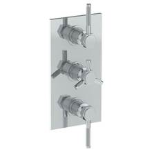 Watermark 111-T30-SP4-SBZ - Wall Mounted Thermostatic Shower Trim with 2 built-in controls, 6 1/4'' x 12''