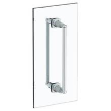 Watermark 115-0.1-12DDP-EB - H-Line 12'' double shower door pull/ glass mount towel bar