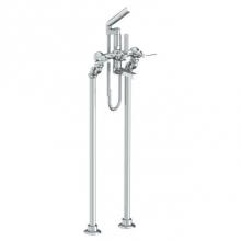 Watermark 115-8.3-MZ4-SBZ - Floor Standing Bath Set with Hand Shower