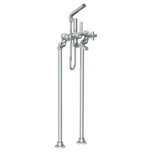 Watermark 125-8.3-BG5-WH - Floor Standing Bath Set with Hand Shower