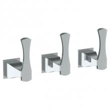 Watermark 125-WTR3-BG4-PC - Wall Mounted 3-Valve Shower Trim