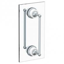 Watermark 180-0.1-12DDP-U-PC - 12'' Double Shower Door Pull