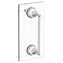 Watermark 180-0.1-12SDP-BB-PC - Venetian 12” shower door pull with knob/ glass mount towel bar with hook