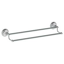 Watermark 180-0.2A-AA-WH - Wall Mounted Double Towel Bar, 24''