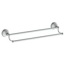 Watermark 180-0.2A-CC-WH - Wall Mounted Double Towel Bar, 24''