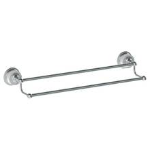 Watermark 180-0.2A-DD-WH - Wall Mounted Double Towel Bar, 24''