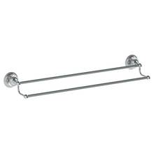 Watermark 180-0.2B-BB-WH - Wall Mounted Double Towel Bar, 30''