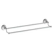 Watermark 180-0.2B-CC-WH - Wall Mounted Double Towel Bar, 30''