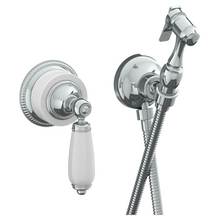 Watermark 180-4.4-DD-WH - Wall Mounted Bidet Spray Set & Progressive Mixer with 49'' hose