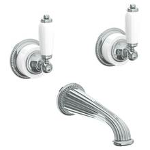 Watermark 180-5-DD-SBZ - Wall Mounted 3 Hole Bath Set