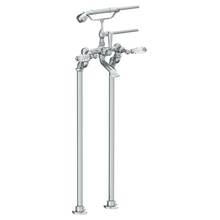 Watermark 180-8.3-AA-WH - Floor Standing Bath Set with Hand Shower